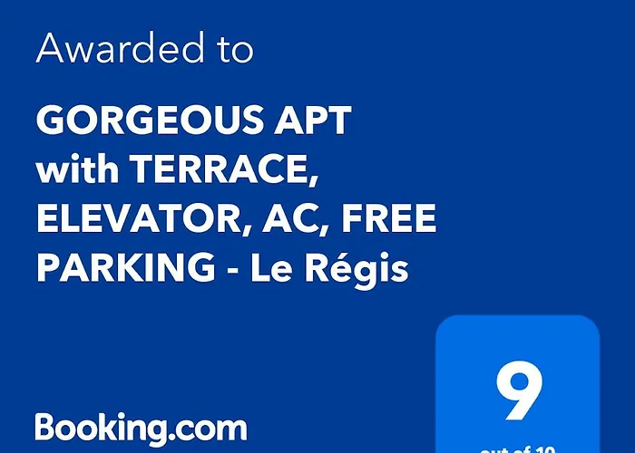 Gorgeous With Terrace, Elevator, Ac, Free Parking - Le Regis Apartmán Cagnes-sur-Mer