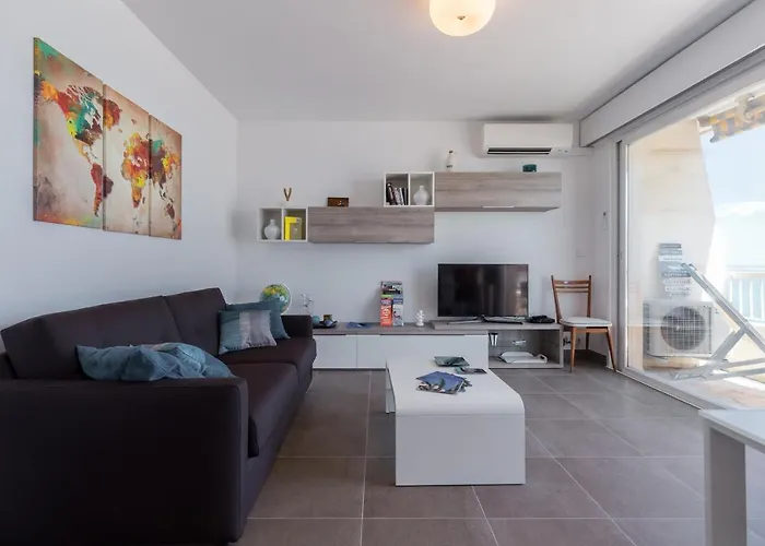 Gorgeous With Terrace, Elevator, Ac, Free Parking - Le Regis Apartmán Cagnes-sur-Mer