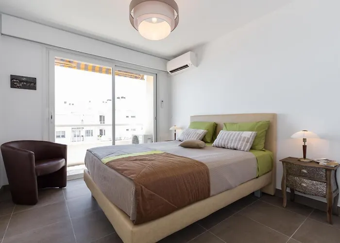 Apartmán Gorgeous With Terrace, Elevator, Ac, Free Parking - Le Regis Cagnes-sur-Mer