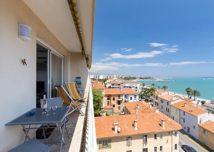 Gorgeous With Terrace, Elevator, Ac, Free Parking - Le Regis Apartmán Cagnes-sur-Mer